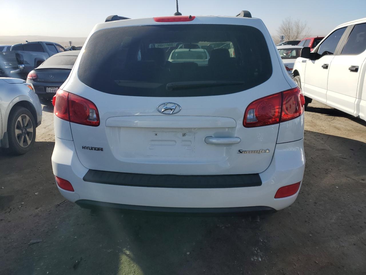 2008 Hyundai Santa Fe VIN 5NMSG13D28H203640 Copart auction photo, front end / side damage thumbnail 6