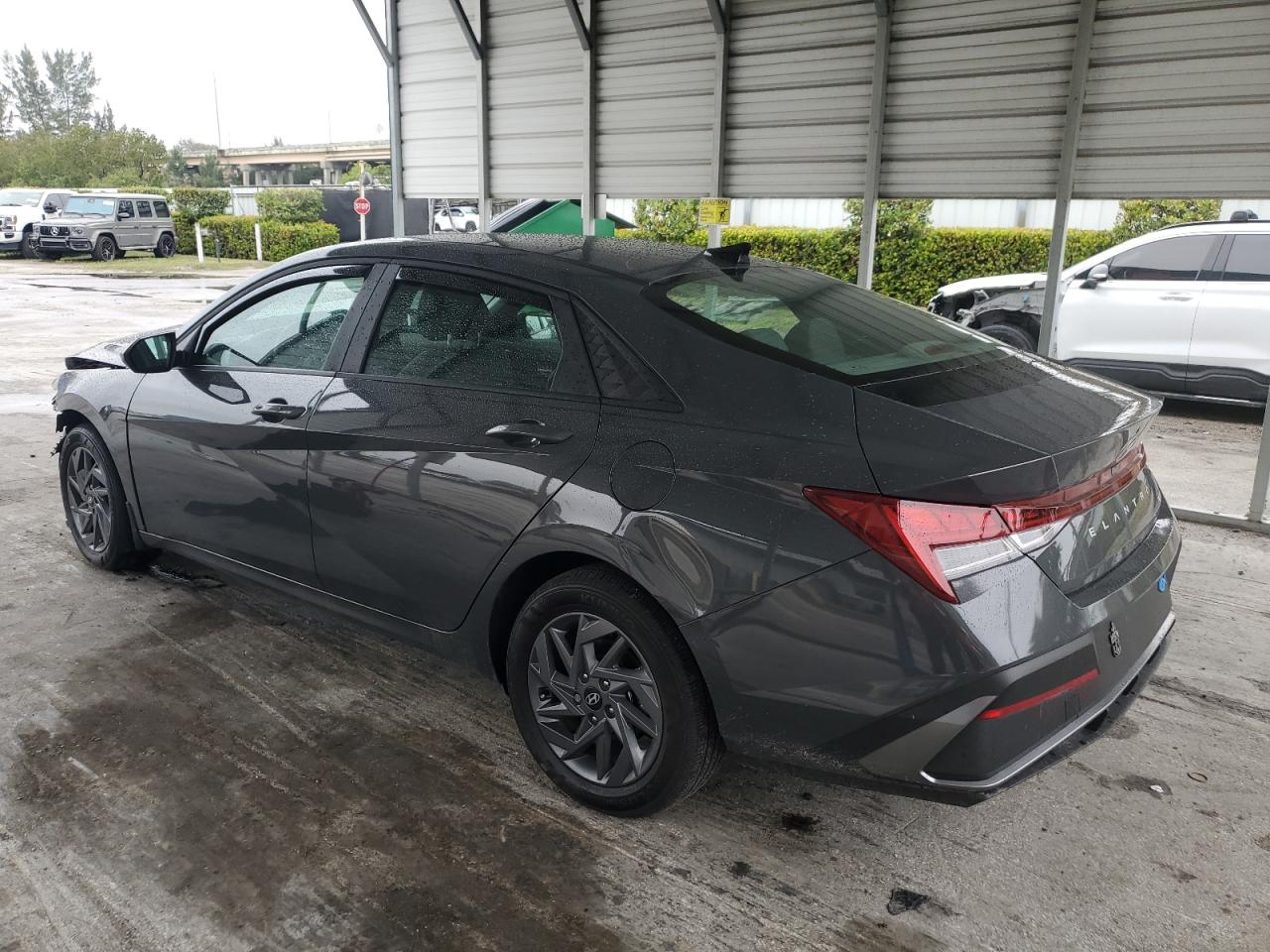 2024 Hyundai Elantra VIN KMHLM4DJ9RU093078 Copart auction photo, front end damage thumbnail 2