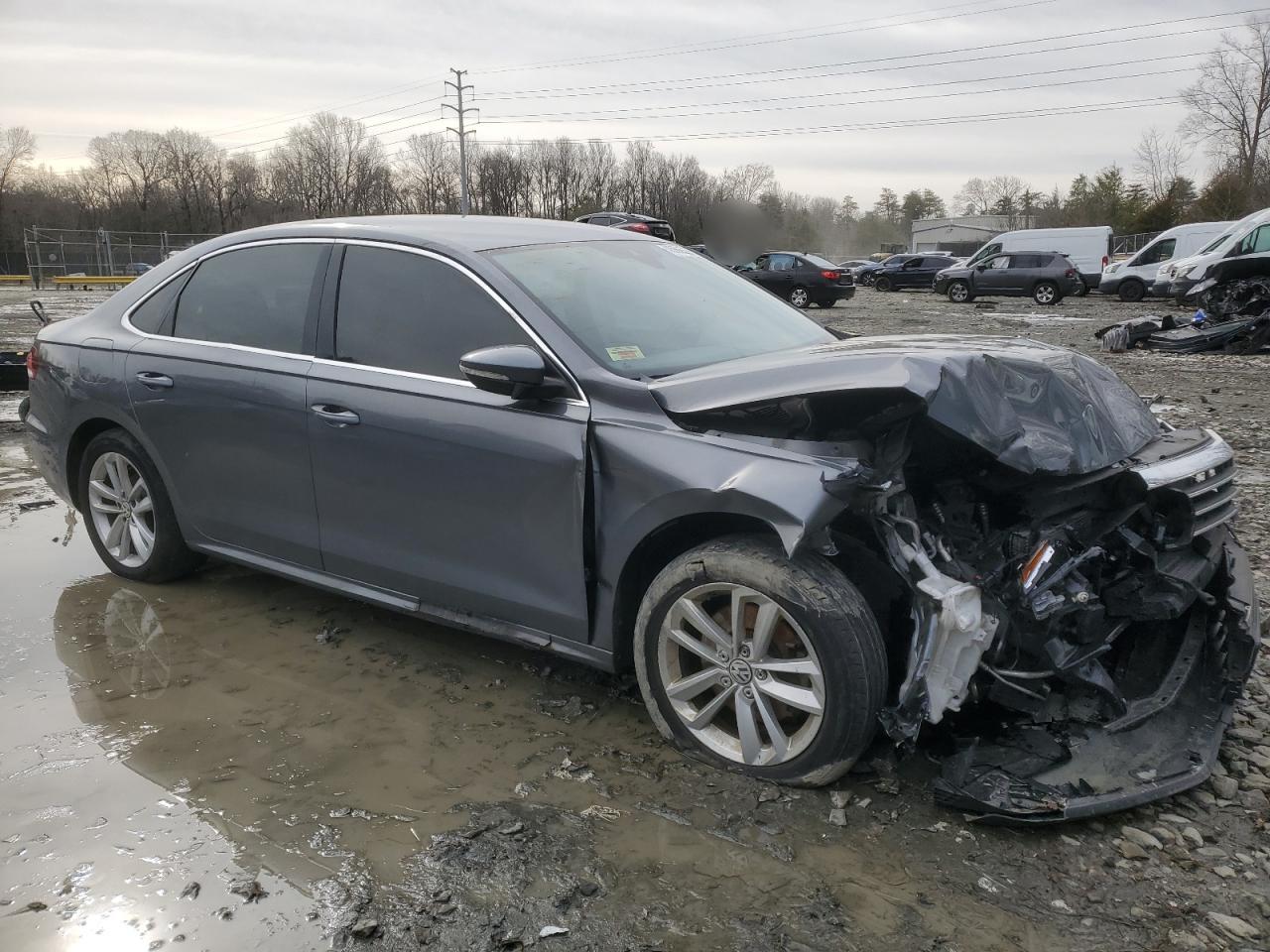 2020 Volkswagen Passat VIN 1VWSA7A38LC012730 Copart auction photo, front end damage thumbnail 4
