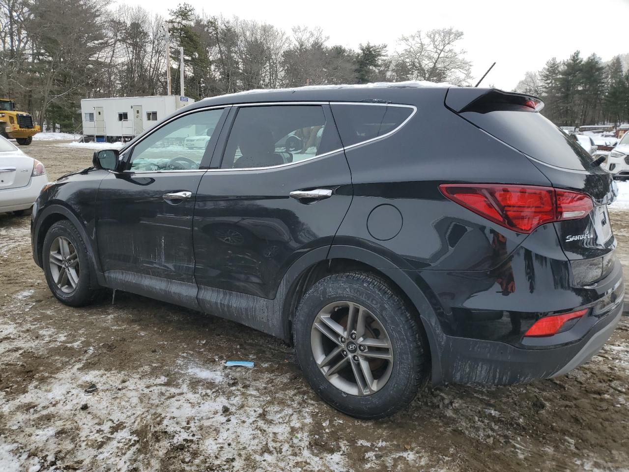 2018 Hyundai Santa Fe VIN 5XYZTDLB5JG544041 Copart auction photo, front end / minor dent/scratches damage thumbnail 2