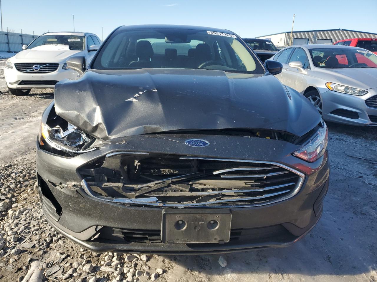 2020 Ford Fusion VIN 3FA6P0HD8LR233714 Copart auction photo, front end damage thumbnail 5