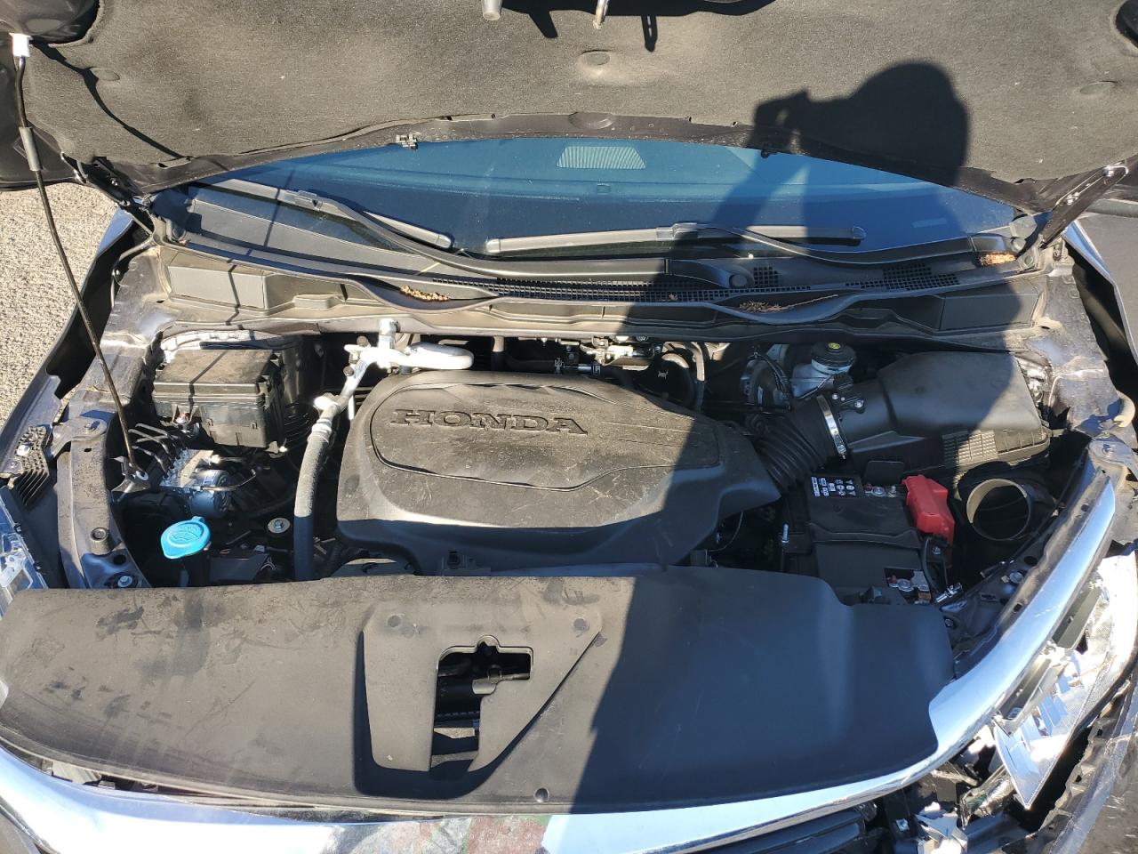2024 Honda Odyssey VIN 5FNRL6H88RB032186 Copart auction photo, front end / side damage thumbnail 13