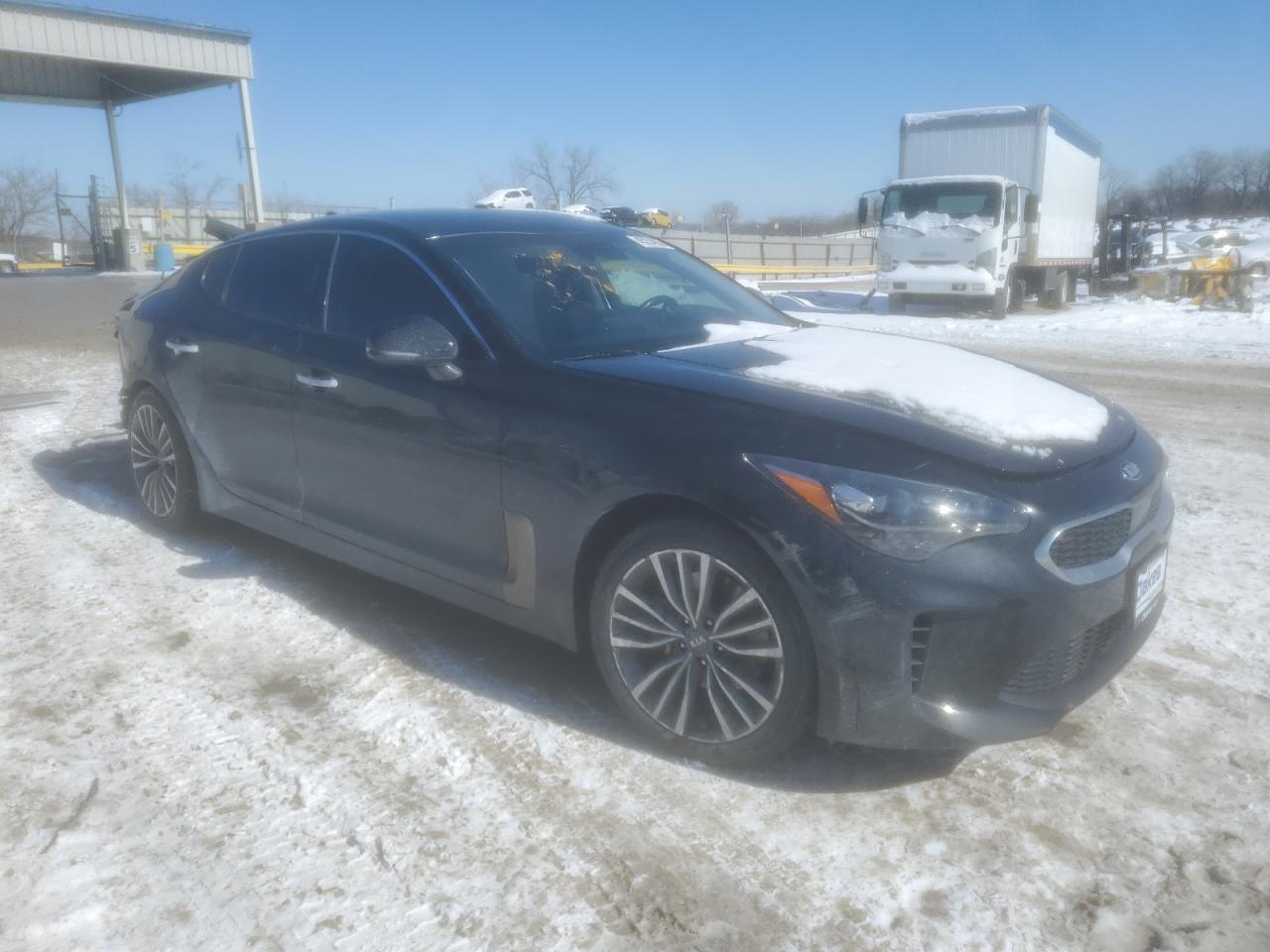 2019 KIA Stinger VIN KNAE25LA7K6047637 Copart auction photo, rear end damage thumbnail 4