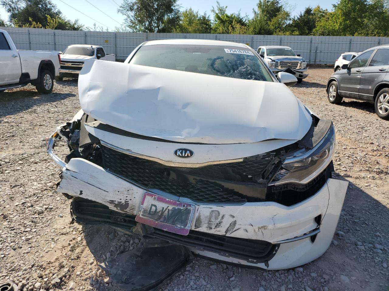 2017 KIA Optima VIN 5XXGT4L39HG147723 Copart auction photo, front end / rear end damage thumbnail 5