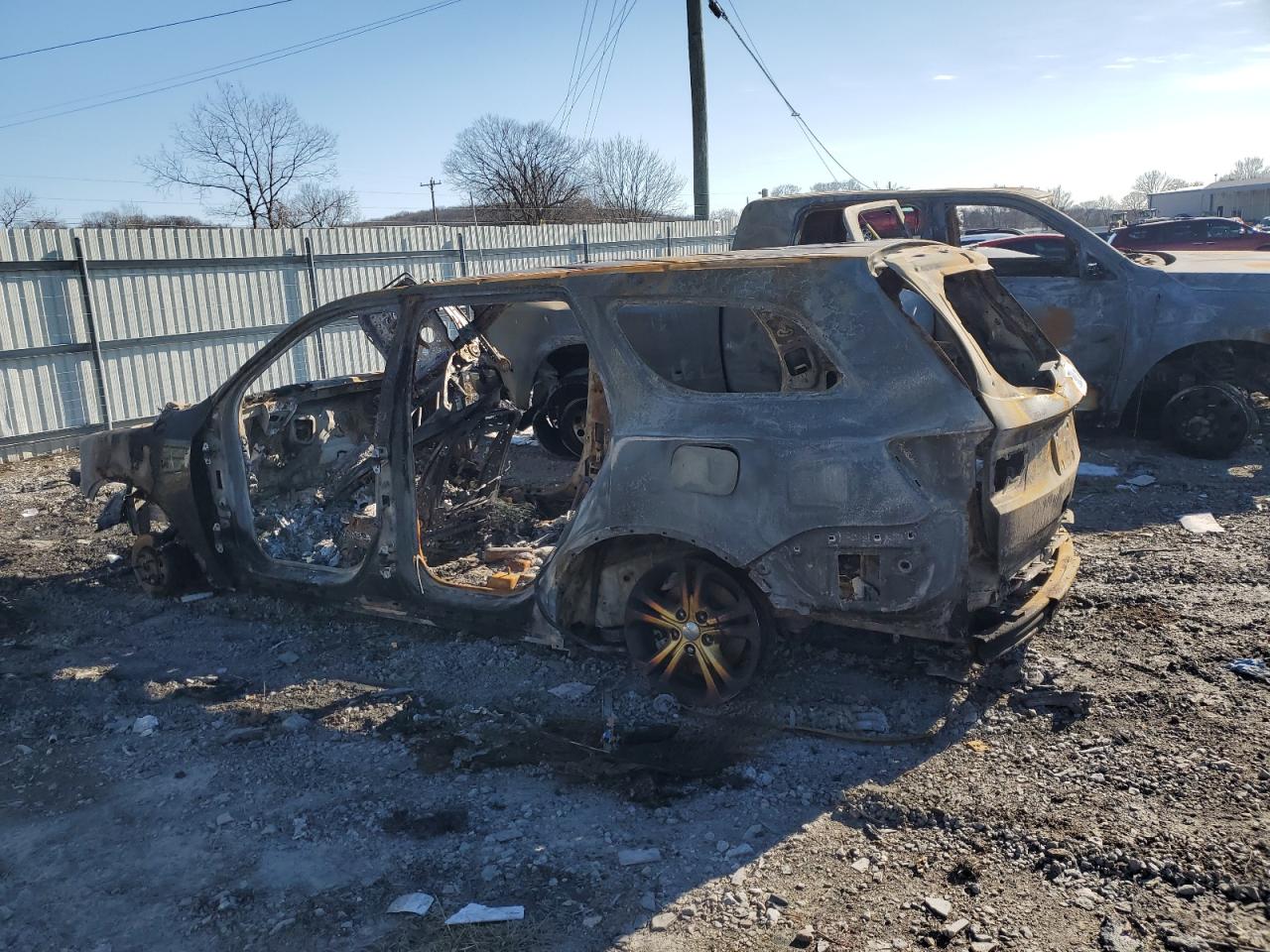 2013 Dodge Durango VIN 1C4RDJAG2DC682395 Copart auction photo, burn damage thumbnail 2