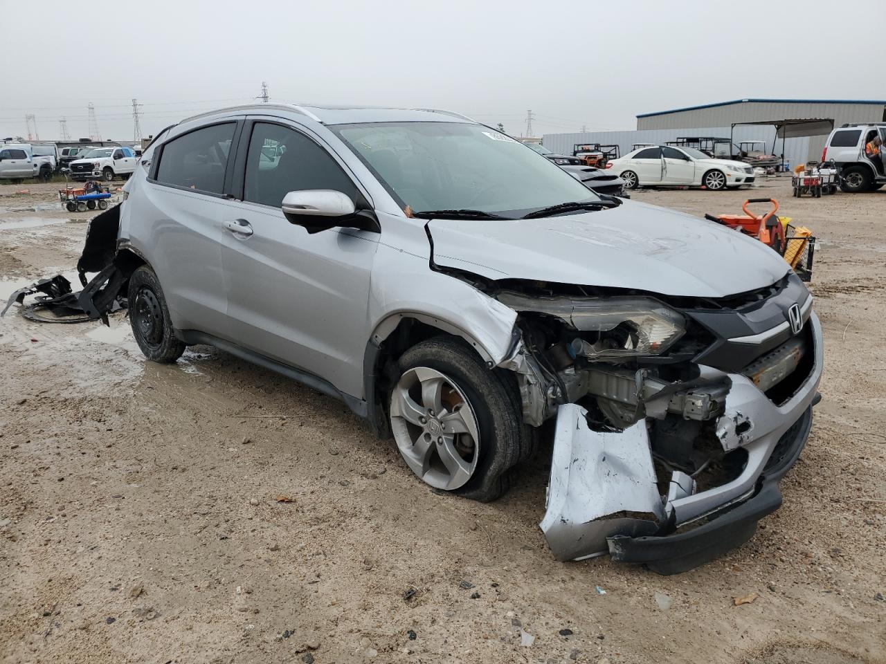 2017 Honda HR-V VIN 3CZRU5H73HM715660 Copart auction photo, all over damage thumbnail 4
