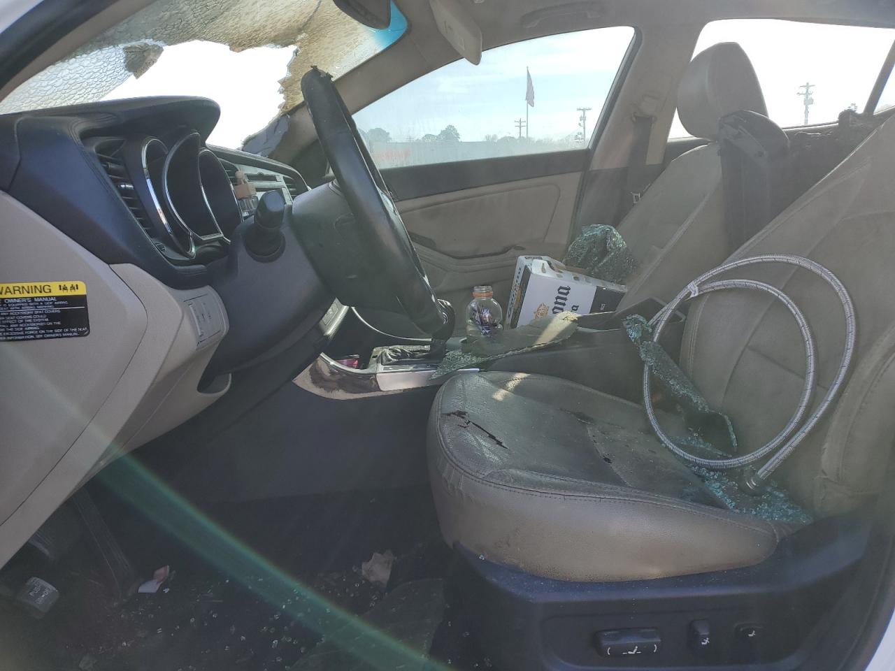 2013 KIA Optima VIN 5XXGN4A78DG222003 Copart auction photo, burn - engine / burn damage thumbnail 7