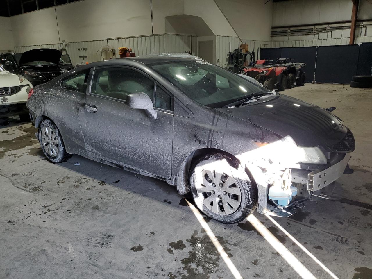 2012 Honda Civic VIN 2HGFG3B50CH506431 Copart auction photo, front end / rear end damage thumbnail 4