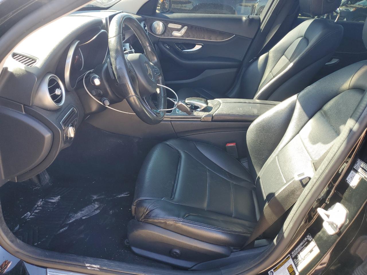 2015 Mercedes-Benz C-klasse VIN 55SWF4KB1FU060246 Copart auction photo, front end / side damage thumbnail 7