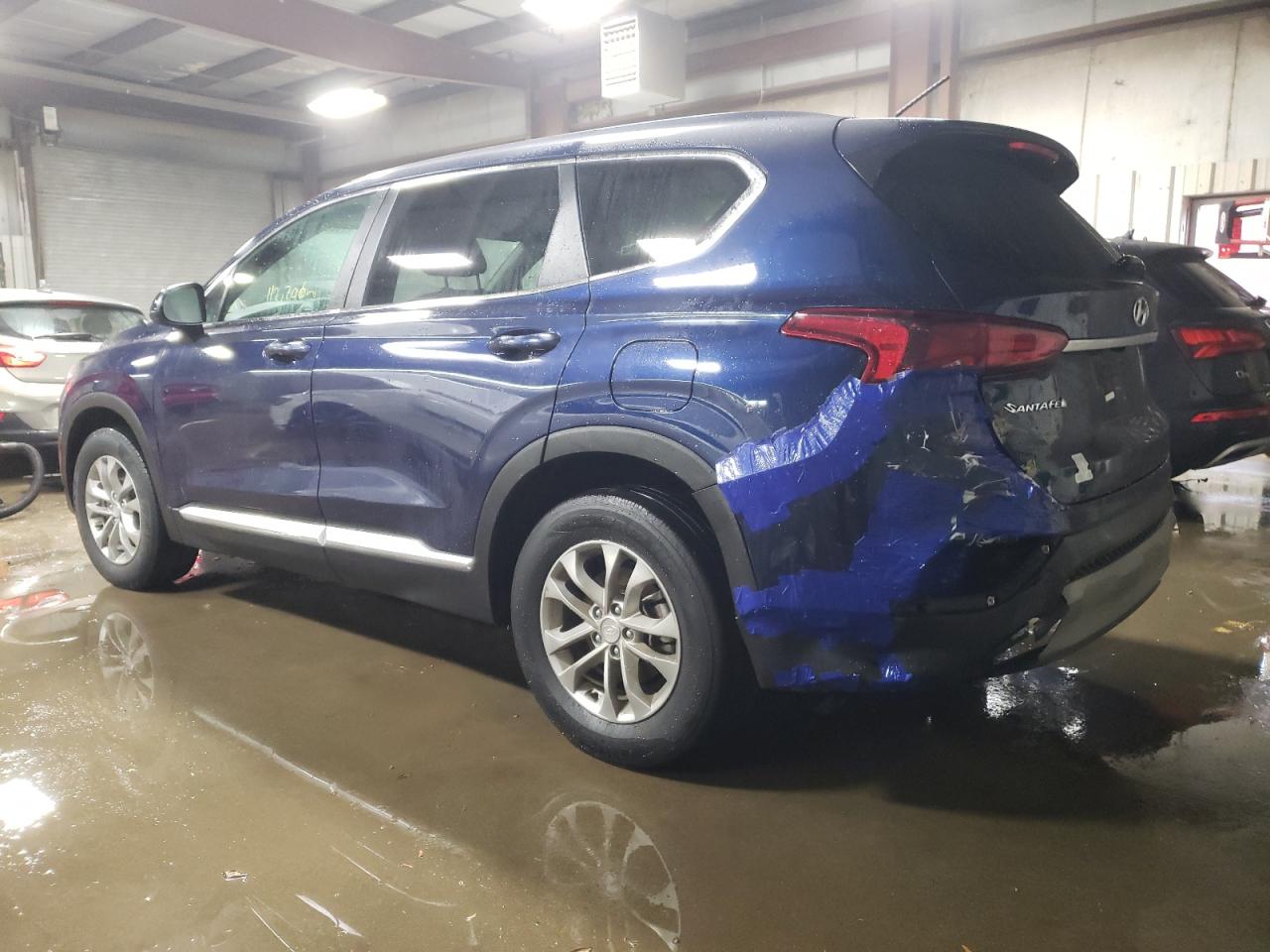 2019 Hyundai Santa Fe VIN 5NMS23AD4KH089760 Copart auction photo, rear end damage thumbnail 2