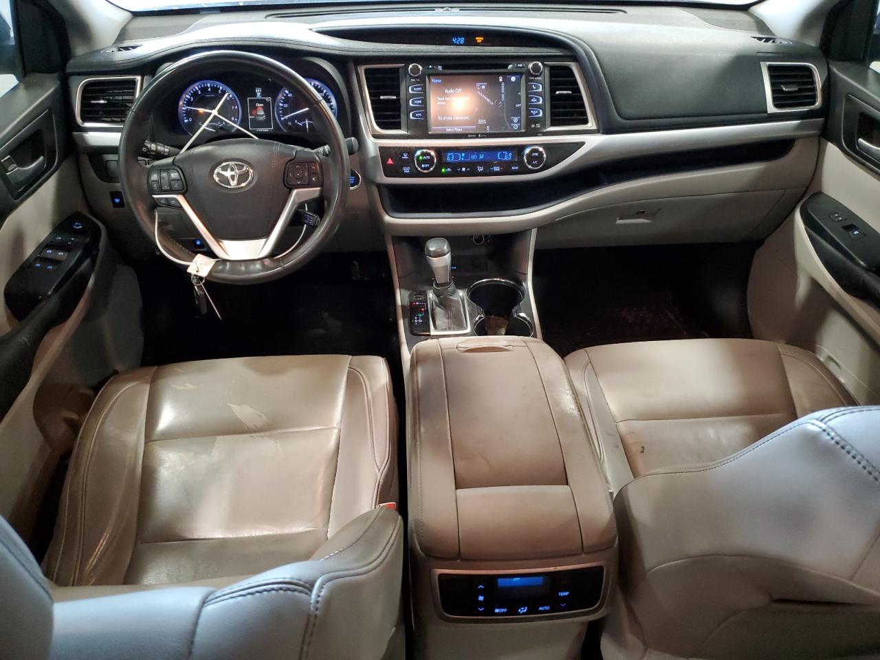 2015 Toyota Highlander VIN 5TDKKRFH3FS112141 Copart auction photo, front end damage thumbnail 8