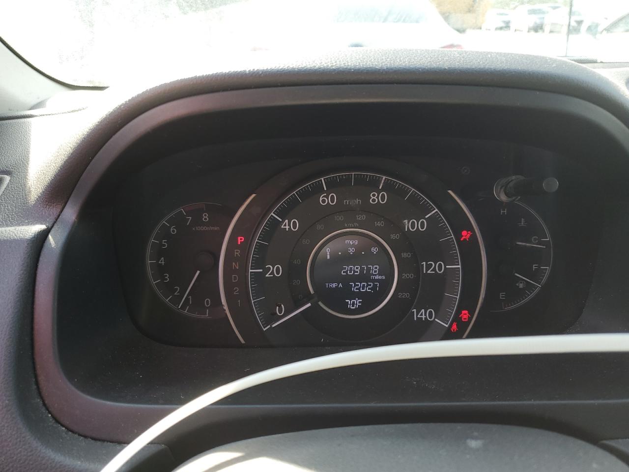 2014 Honda CR-V VIN 2HKRM3H7XEH534888 Copart auction photo, front end damage thumbnail 9