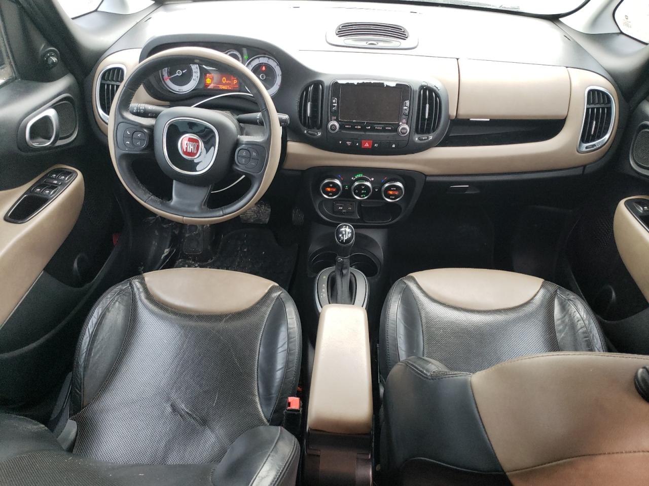 2014 Fiat 500 VIN ZFBCFACH9EZ017436 Copart auction photo, front end / side damage thumbnail 8