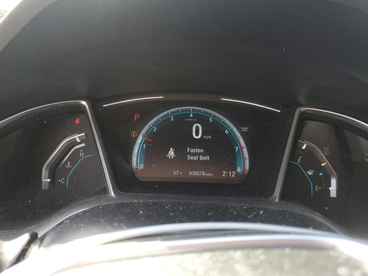 2017 Honda Civic VIN 2HGFC2F70HH521391 Copart auction photo, front end / side damage thumbnail 9