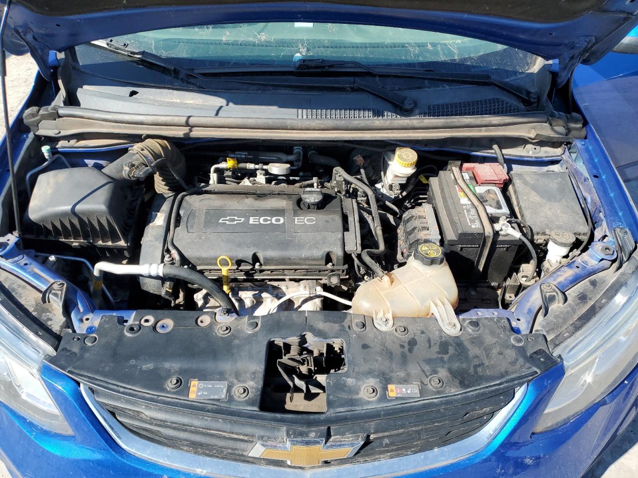 2017 Chevrolet Sonic VIN 1G1JB5SH5H4164081 Copart auction photo, hail / all over damage thumbnail 11