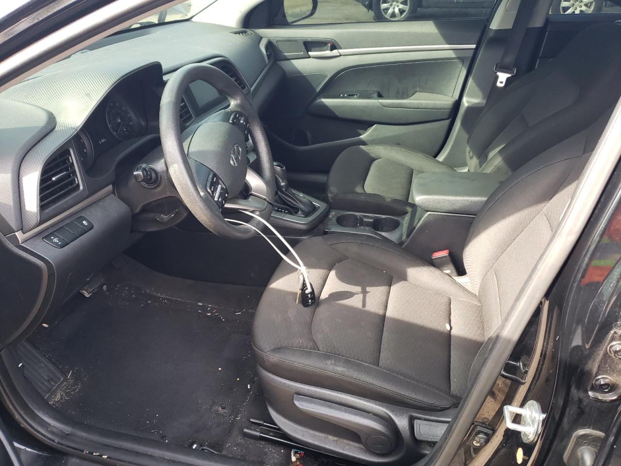 2019 Hyundai Elantra VIN KMHD74LF5KU790312 Copart auction photo, all over damage thumbnail 7