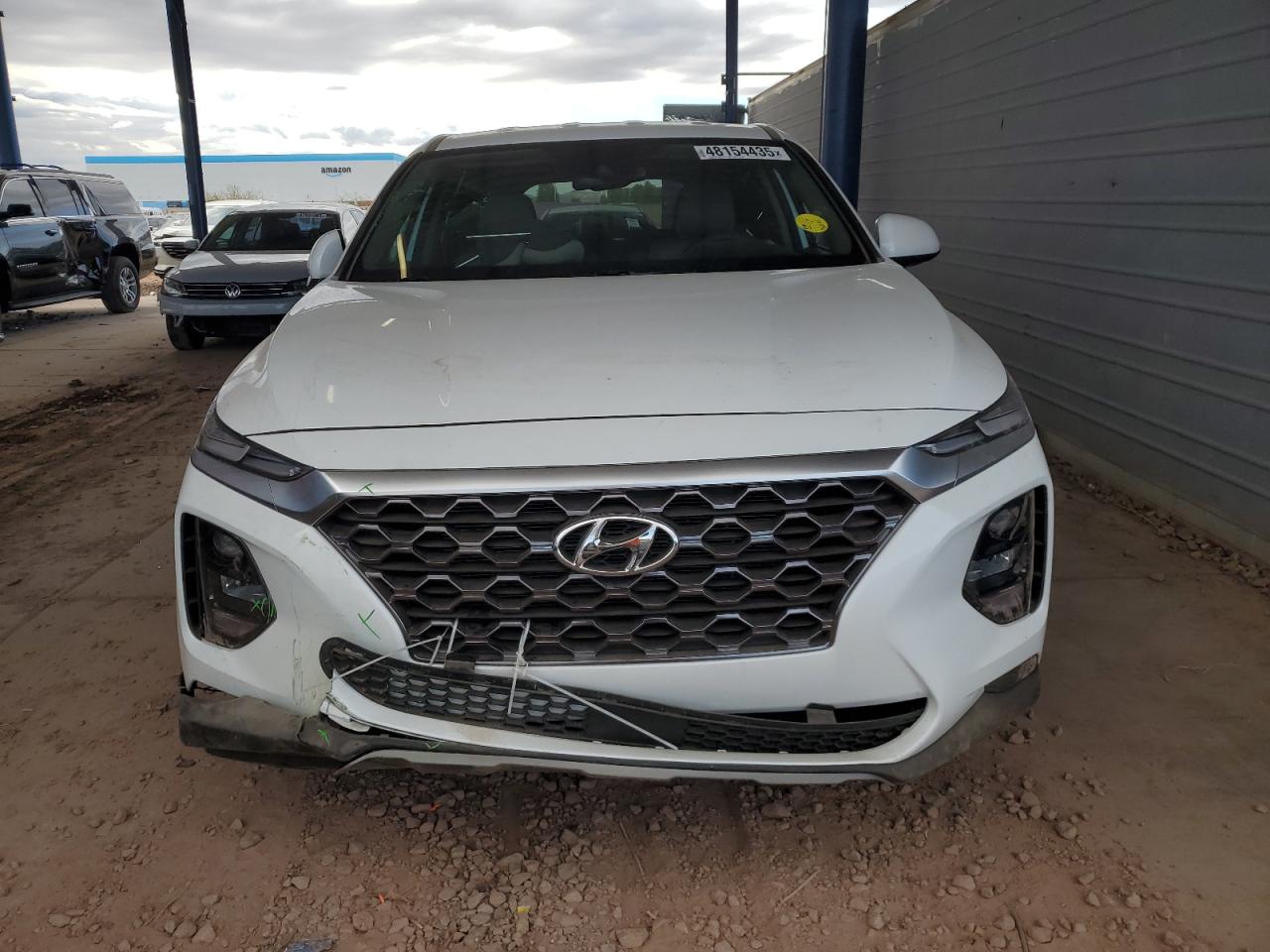 2020 Hyundai Santa Fe VIN 5NMS33AD3LH206081 Copart auction photo, rear end / front end damage thumbnail 5