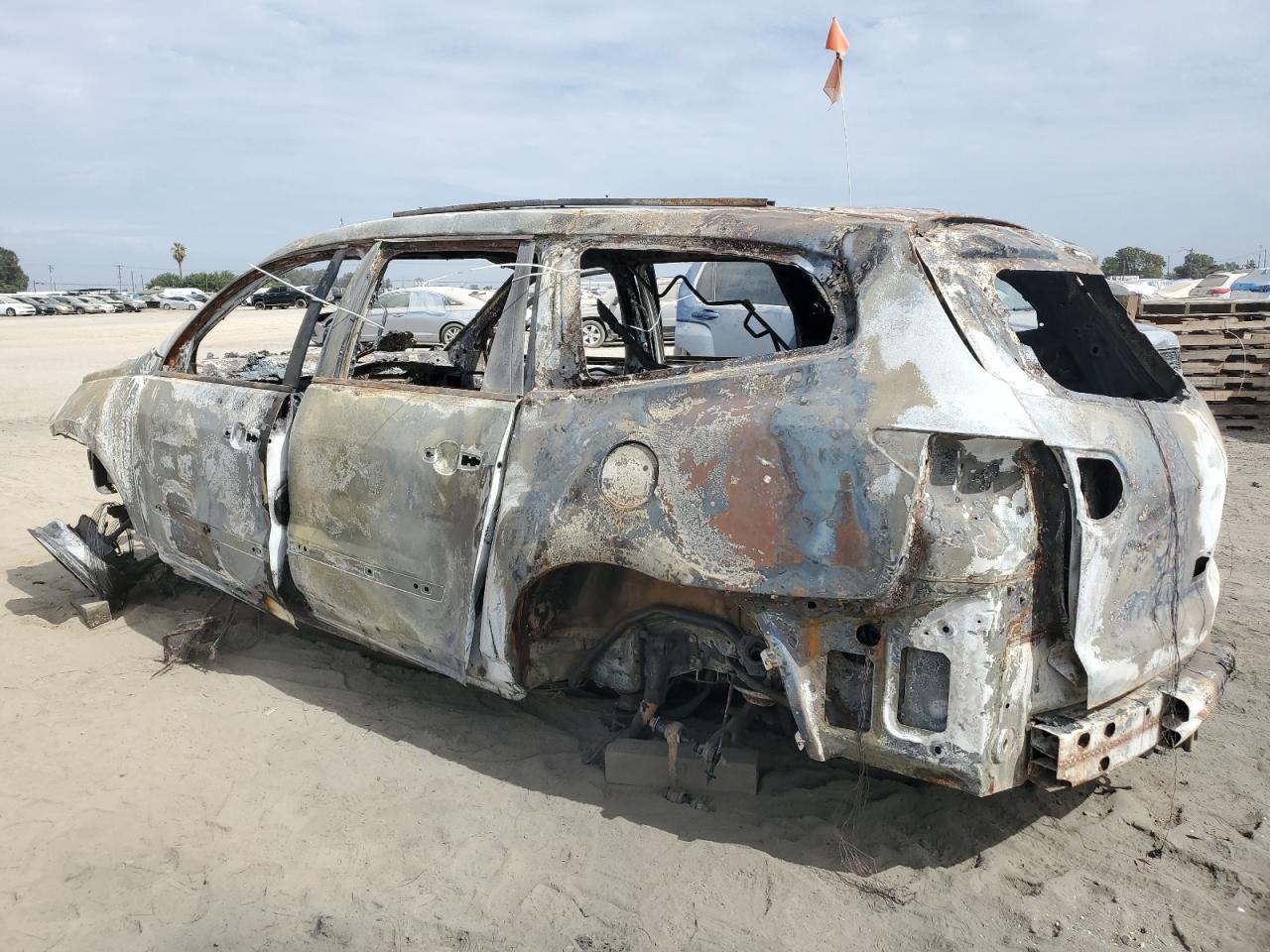 2012 Chevrolet Traverse VIN 1GNKVGED1CJ211258 Copart auction photo, burn damage thumbnail 2