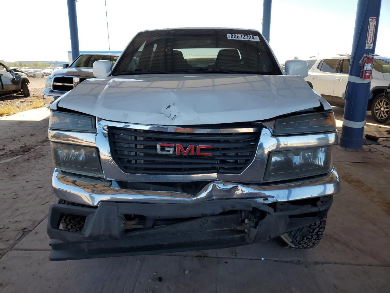 2012 GMC Canyon VIN 1GTH6MFE5C8126517 Copart auction photo, front end damage thumbnail 5