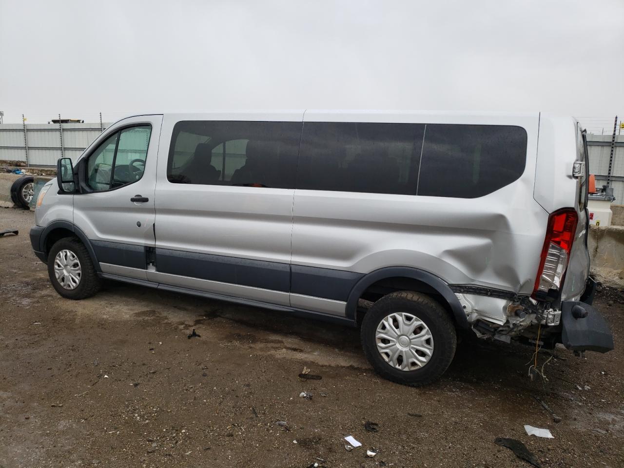 2015 Ford Transit VIN 1FBZX2ZM1FKA14396 Copart auction photo, rear end damage thumbnail 2