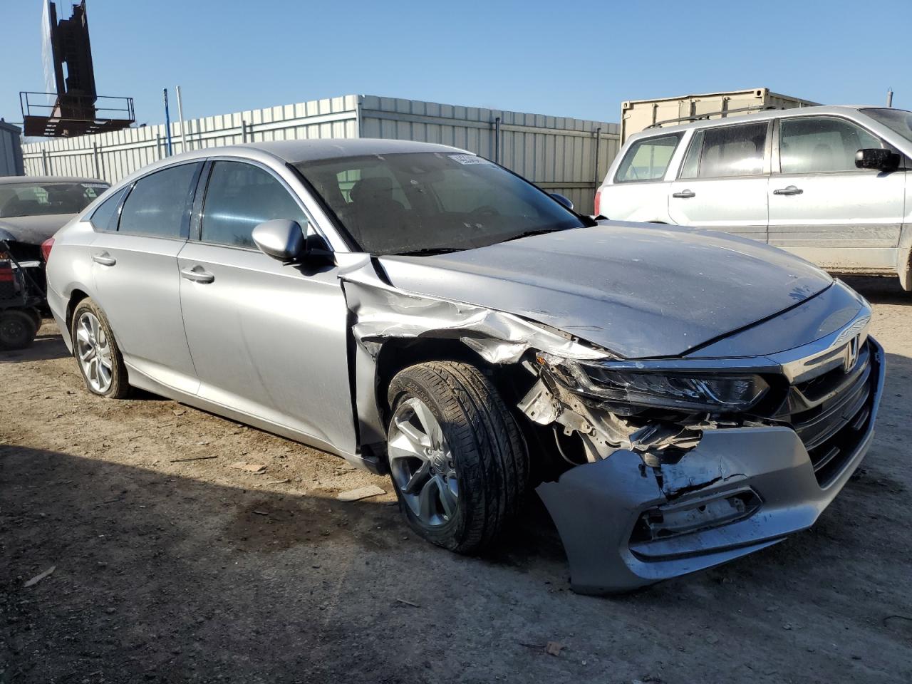 2018 Honda Accord VIN 1HGCV1F12JA153982 Copart auction photo, front end / undercarriage damage thumbnail 4