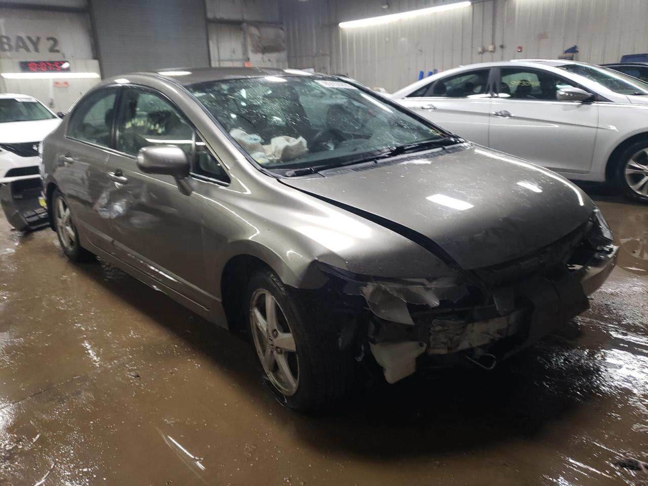 2008 Honda Civic VIN 2HGFA16568H354243 Copart auction photo, front end damage thumbnail 4