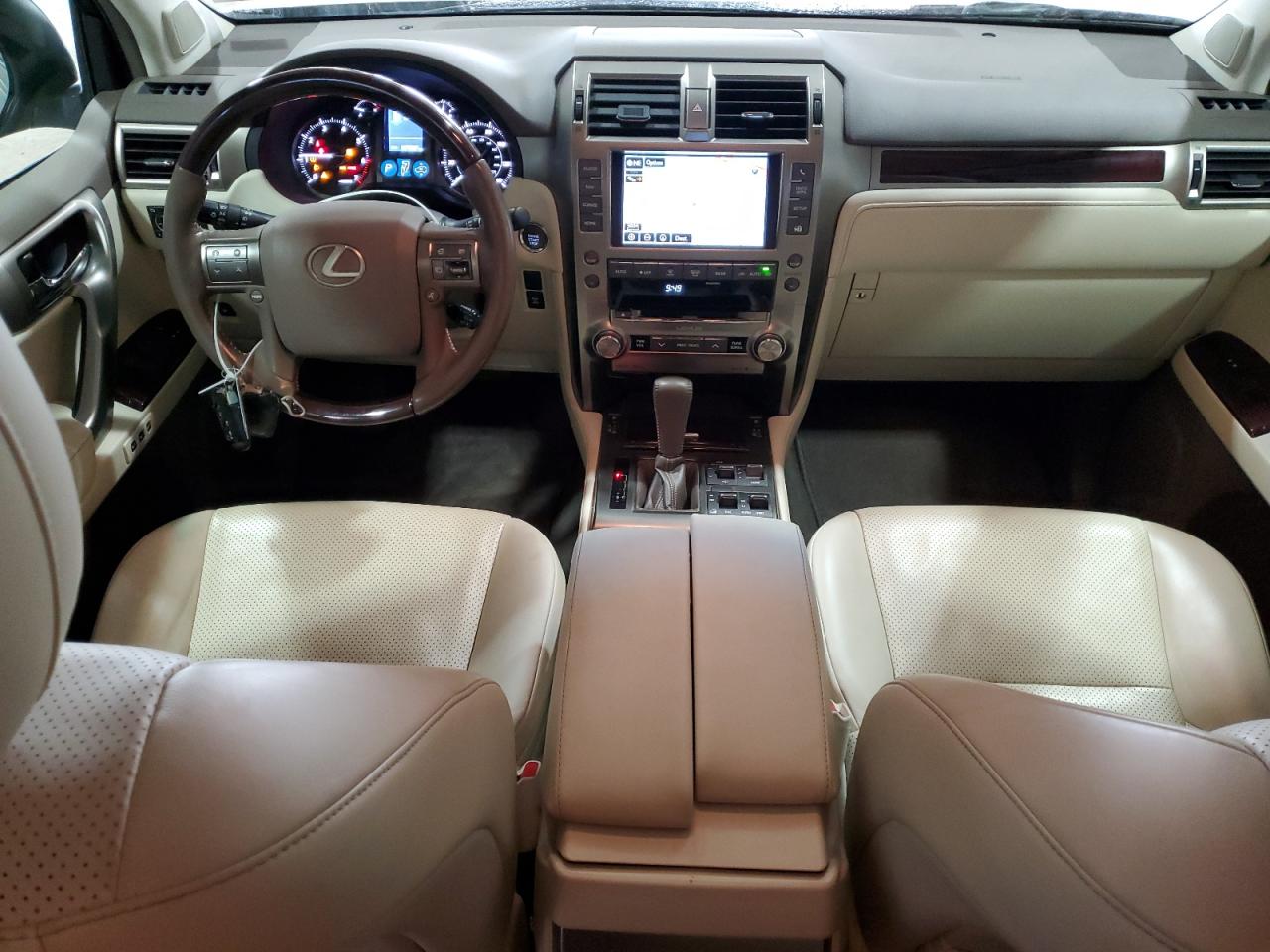 2015 Lexus GX VIN JTJJM7FX7F5113992 Copart auction photo, rear end / minor dent/scratches damage thumbnail 8