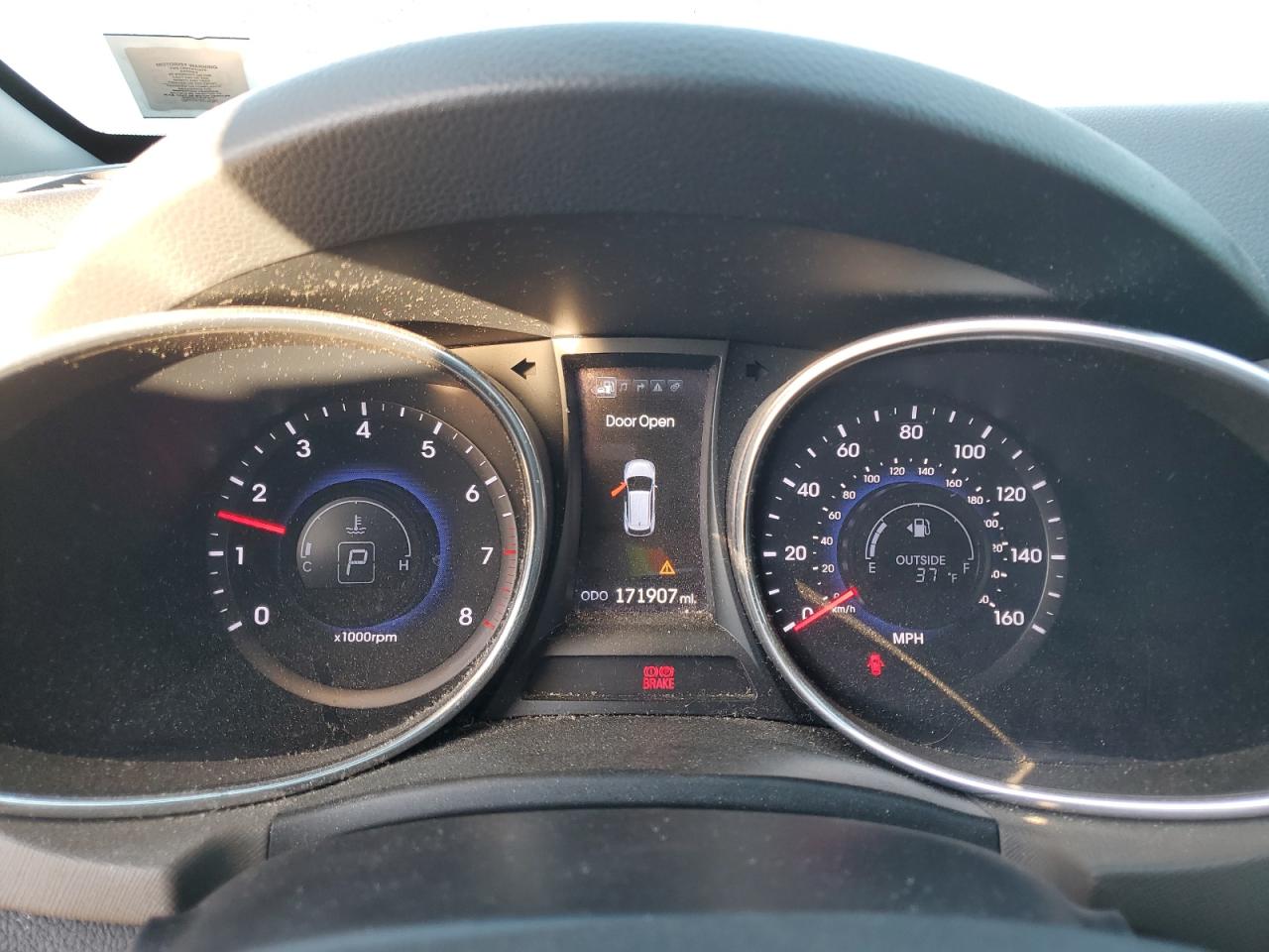 2013 Hyundai Santa Fe VIN 5XYZUDLB9DG024572 Copart auction photo, undercarriage / mechanical damage thumbnail 9