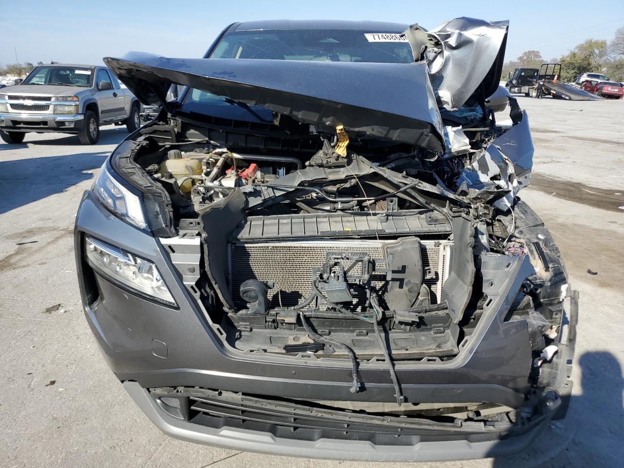 2021 Nissan Rogue VIN 5N1AT3BB2MC766484 Copart auction photo, front end damage thumbnail 5