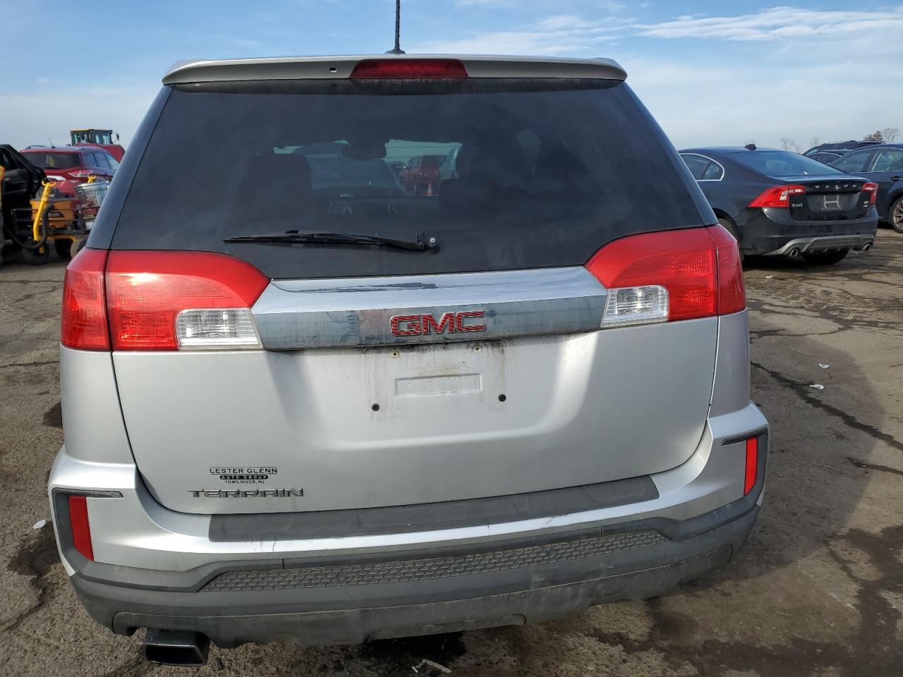 2017 GMC Terrain VIN 2GKALMEK8H6121556 Copart auction photo, front end / side damage thumbnail 6