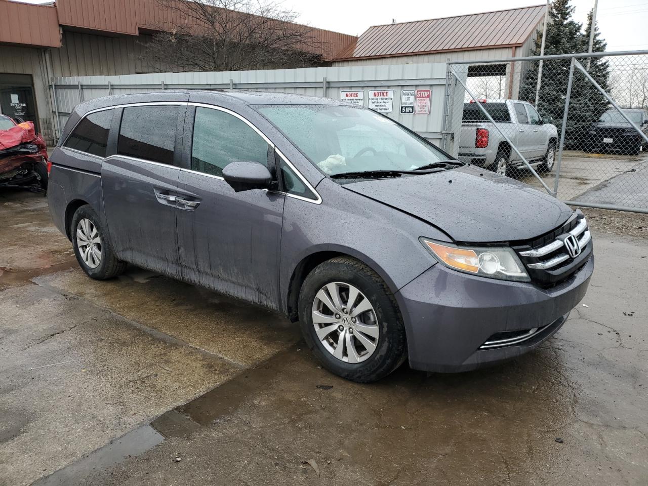 2016 Honda Odyssey VIN 5FNRL5H66GB001217 Copart auction photo, front end damage thumbnail 4