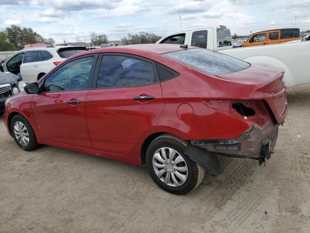 2012 Hyundai Accent VIN KMHCT4AEXCU071253 Copart auction photo, rear end damage thumbnail 2