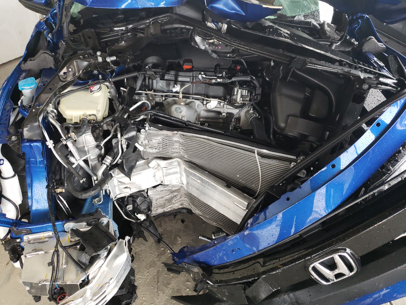 2020 Honda Civic VIN 2HGFC2F69LH580309 Copart auction photo, front end damage thumbnail 7