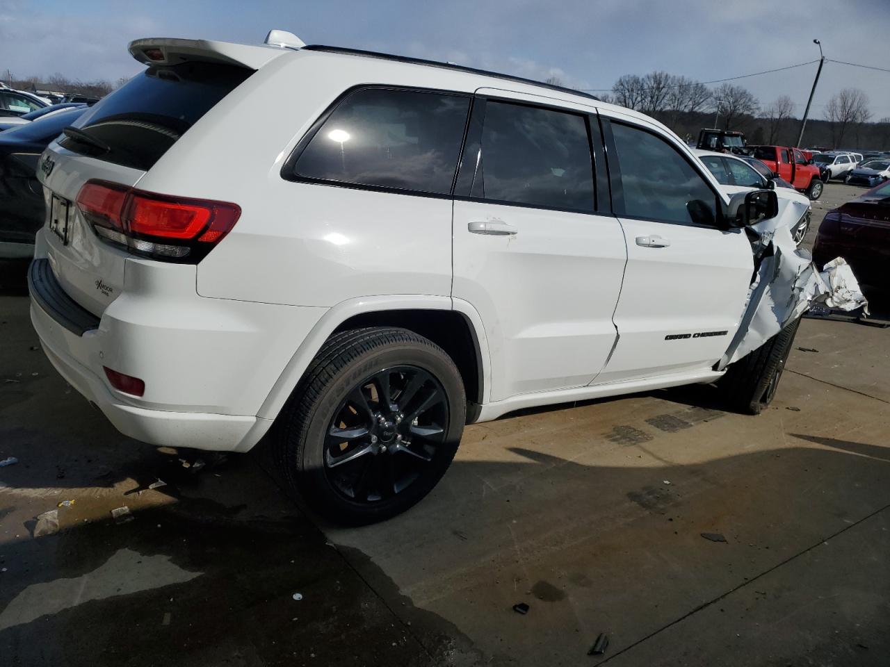 2021 Jeep Grand Cherokee VIN 1C4RJFAG3MC623281 Copart auction photo, front end / mechanical damage thumbnail 3