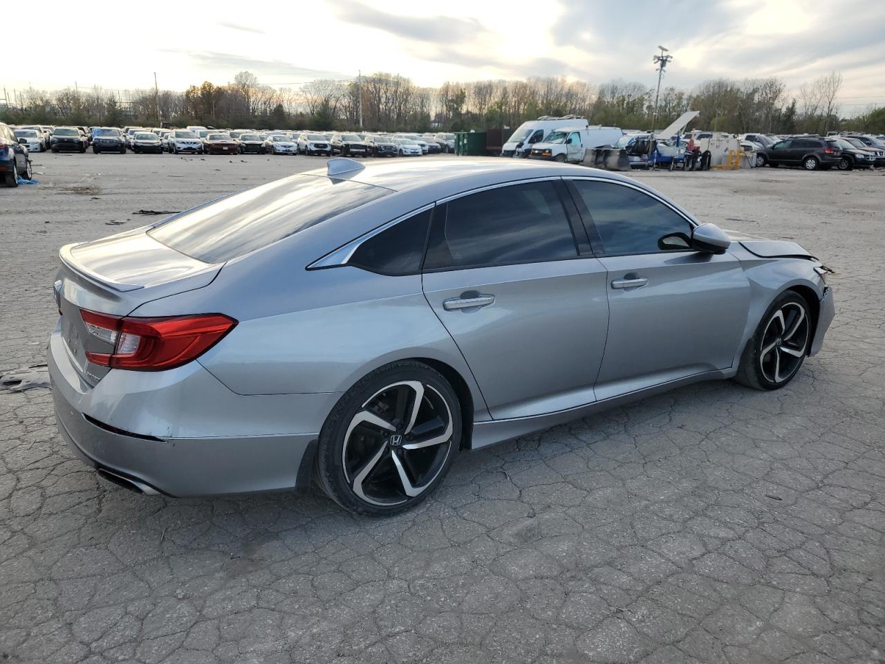 2020 Honda Accord VIN 1HGCV1F3XLA100404 Copart auction photo, front end / rear end damage thumbnail 3