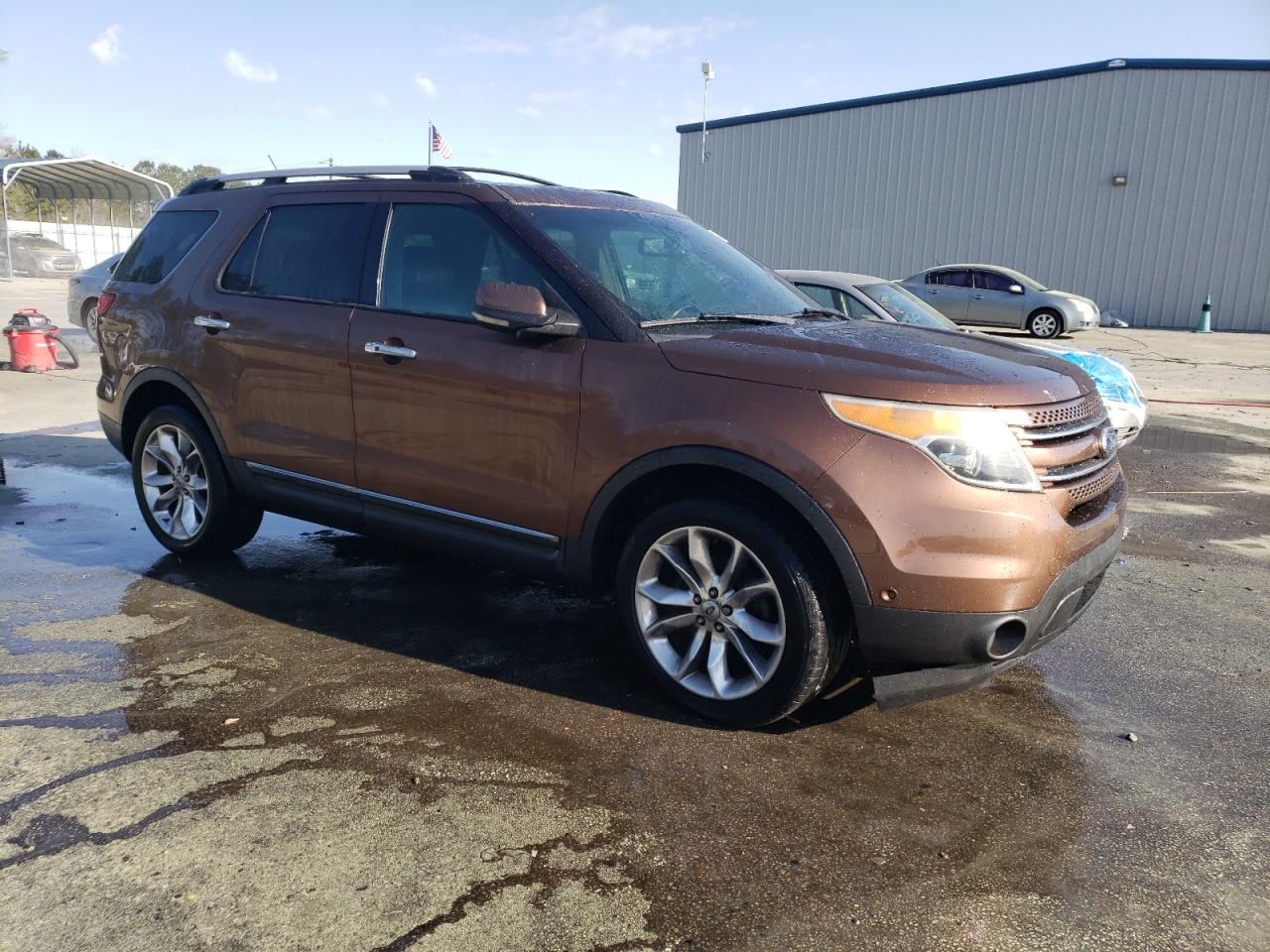 2011 Ford Explorer VIN 1FMHK8F85BGA14992 Copart auction photo, side damage thumbnail 4