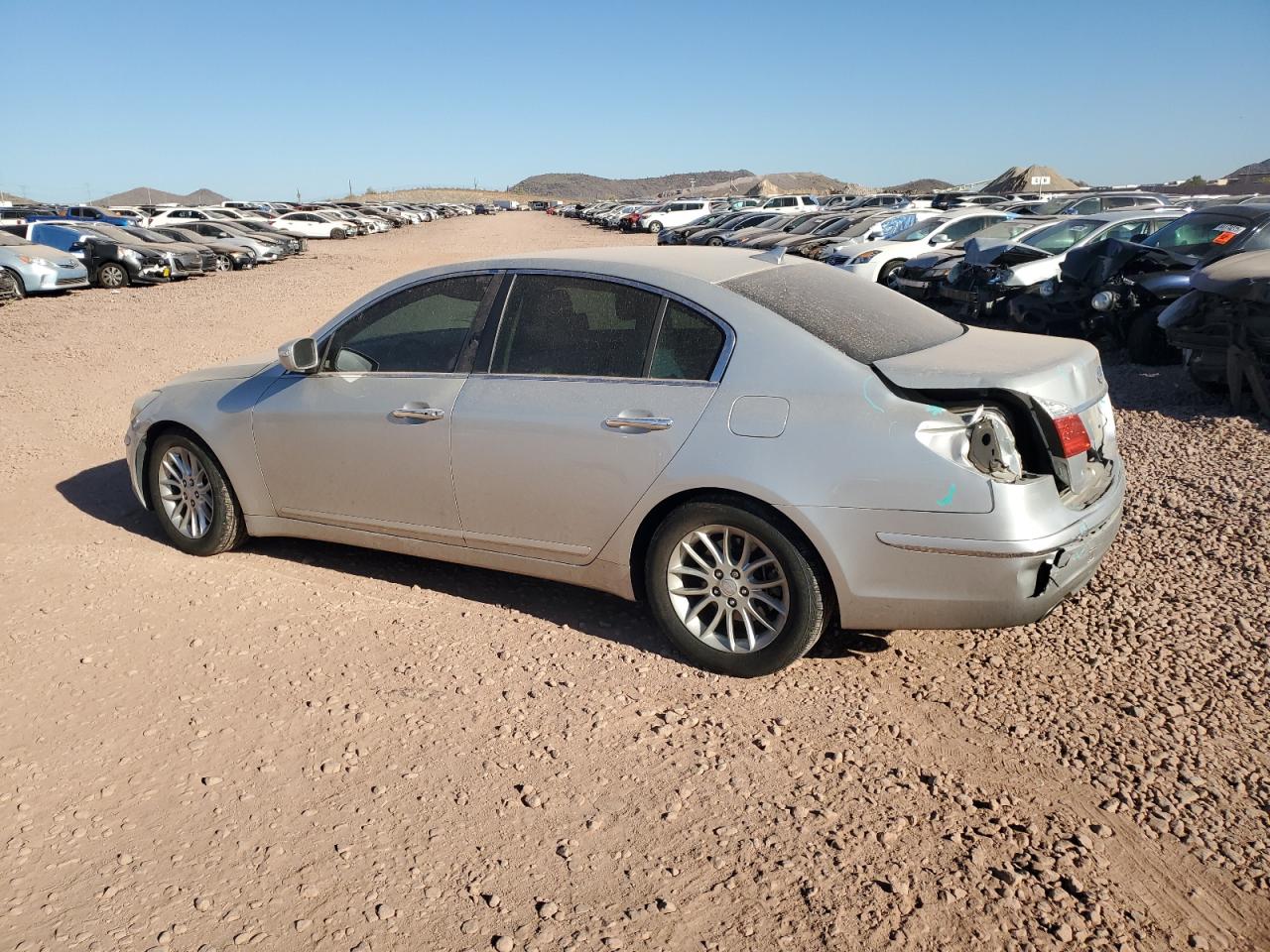 2011 Hyundai Genesis VIN KMHGC4DE9BU128778 Copart auction photo, rear end damage thumbnail 2