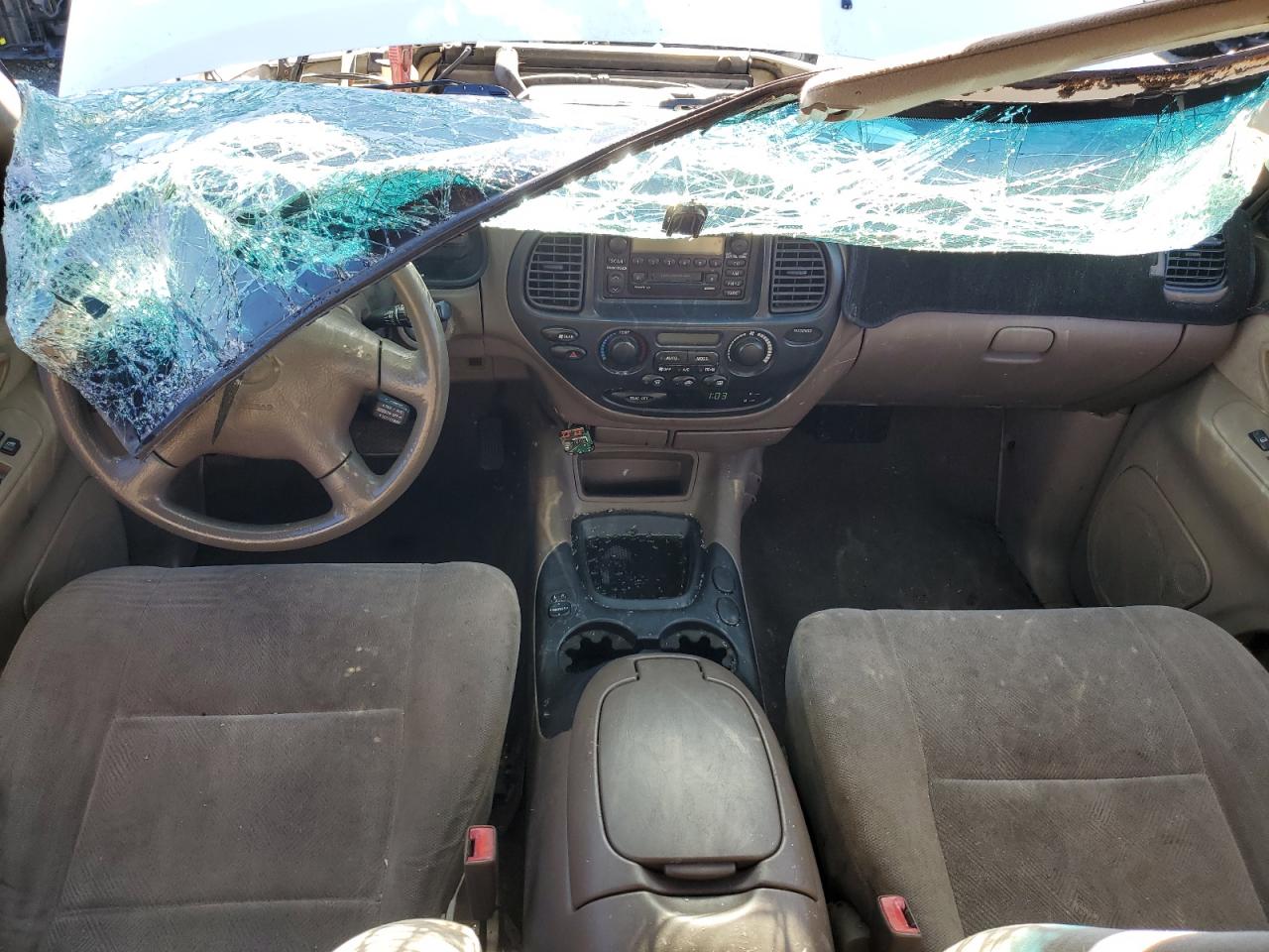 2002 Toyota Sequoia VIN 5TDZT34A92S060409 Copart auction photo, all over damage thumbnail 8
