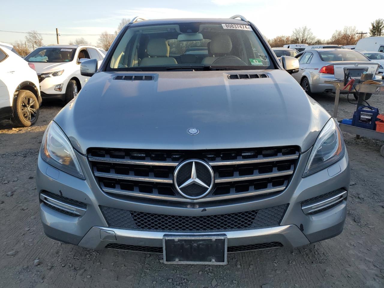 2013 Mercedes-Benz M-klasse VIN 4JGDA5HB1DA104624 Copart auction photo, rear end / side damage thumbnail 5