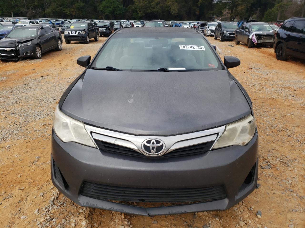 2013 Toyota Camry VIN 4T1BF1FK7DU641470 Copart auction photo, rear end / front end damage thumbnail 5