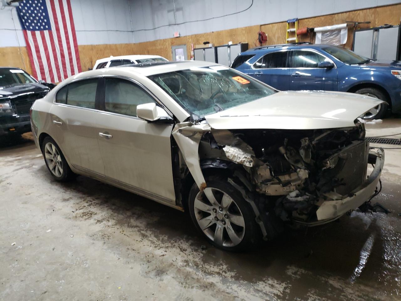 2010 Buick LaCrosse VIN 1G4GC5EG1AF242105 Copart auction photo, front end / minor dent/scratches damage thumbnail 4
