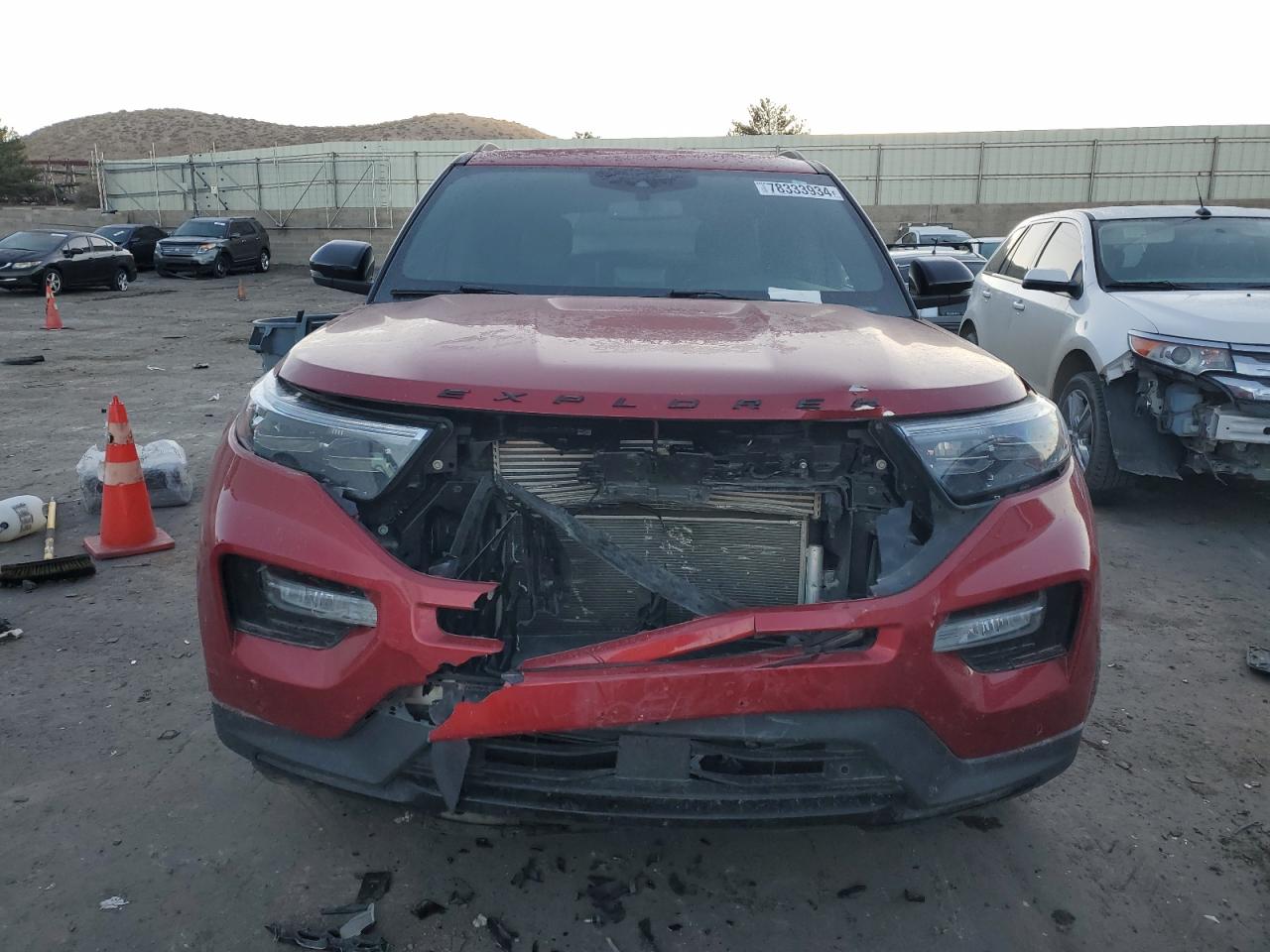 2023 Ford Explorer VIN 1FM5K8GC2PGB04209 Copart auction photo, front end damage thumbnail 5