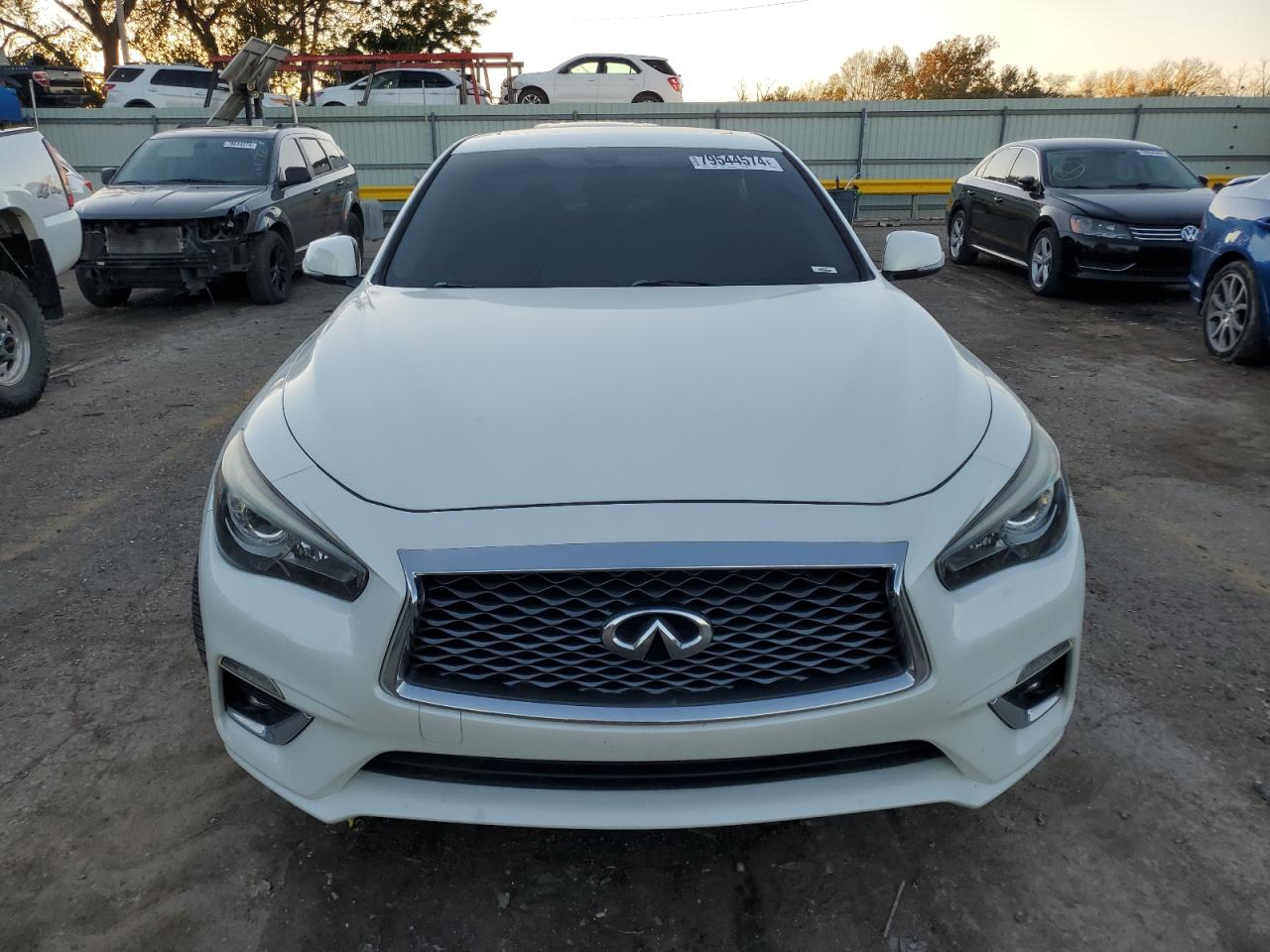 2018 Infiniti Q50 VIN JN1EV7AP2JM353607 Copart auction photo, side / rear end damage thumbnail 5