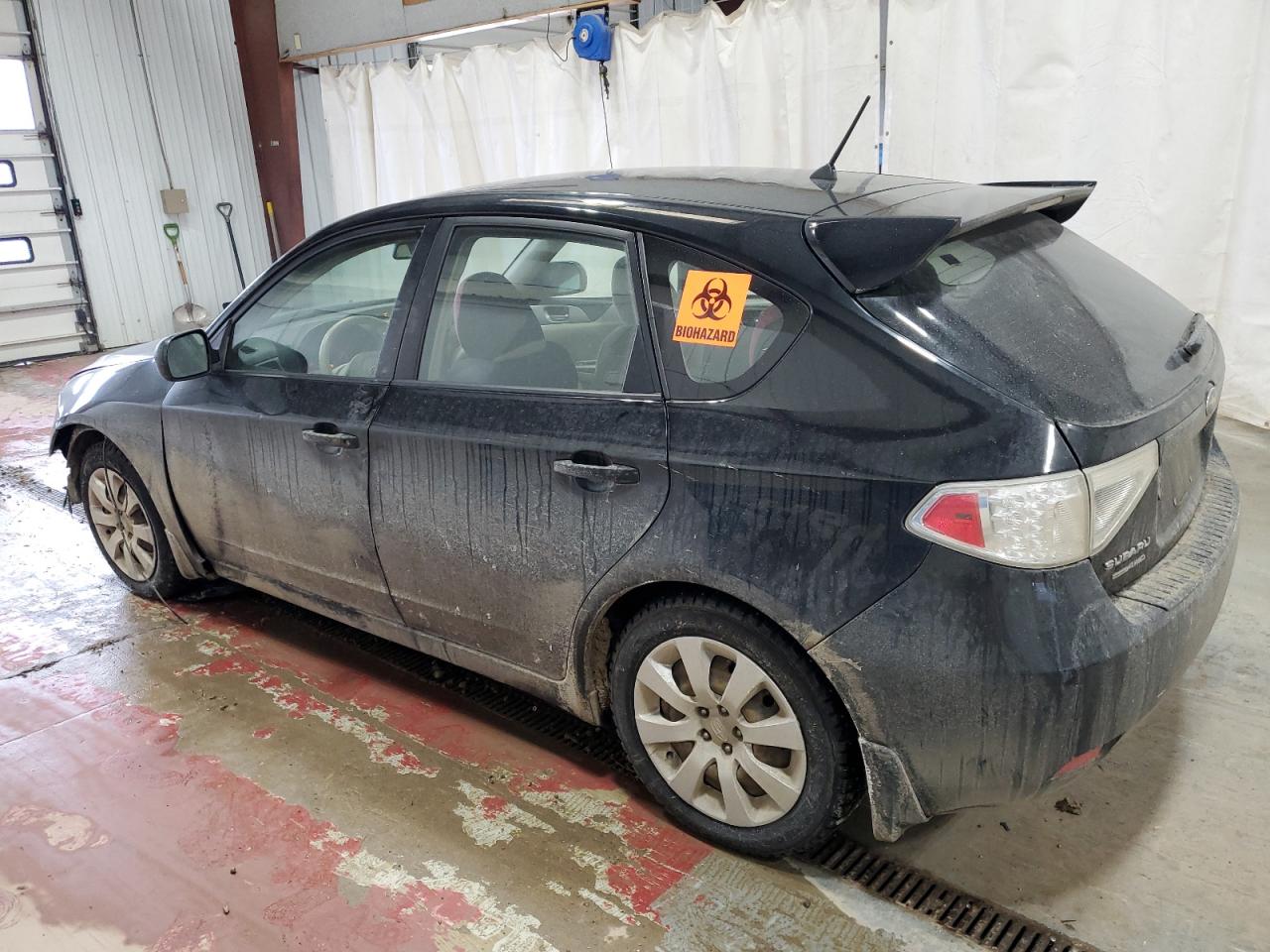 2008 Subaru Impreza VIN JF1GH61648H821621 Copart auction photo, front end / side damage thumbnail 2