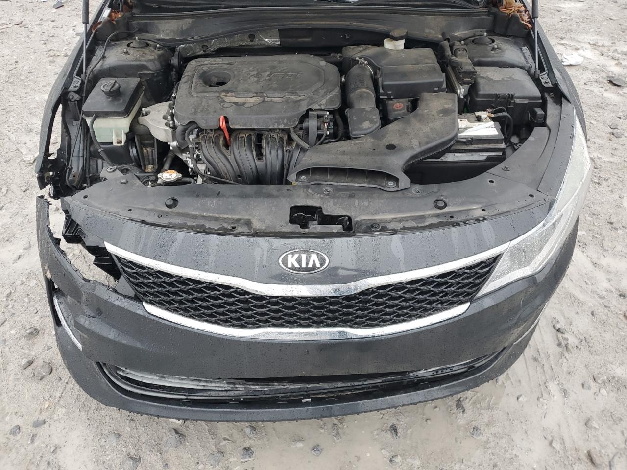2016 KIA Optima VIN 5XXGU4L39GG041395 Copart auction photo, front end damage thumbnail 11