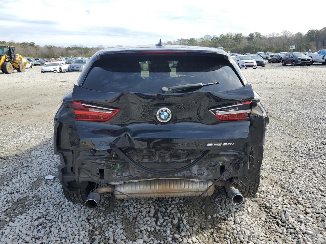 2020 BMW X2 VIN WBXYH9C02L5P90973 Copart auction photo, rear end / undercarriage damage thumbnail 6