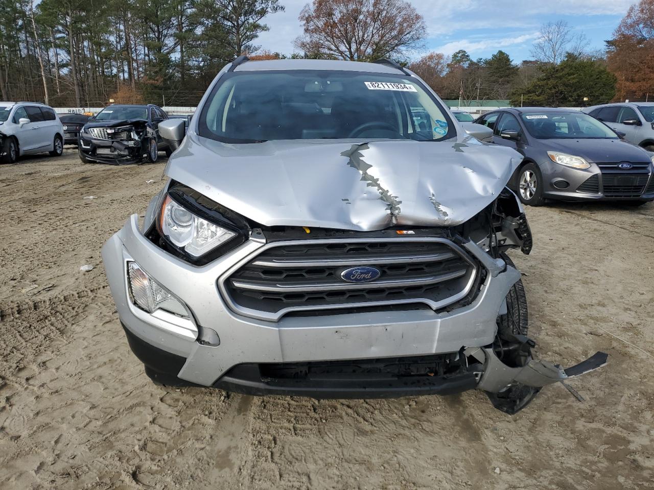 2021 Ford EcoSport VIN MAJ6S3GL9MC442680 Copart auction photo, front end / minor dent/scratches damage thumbnail 5
