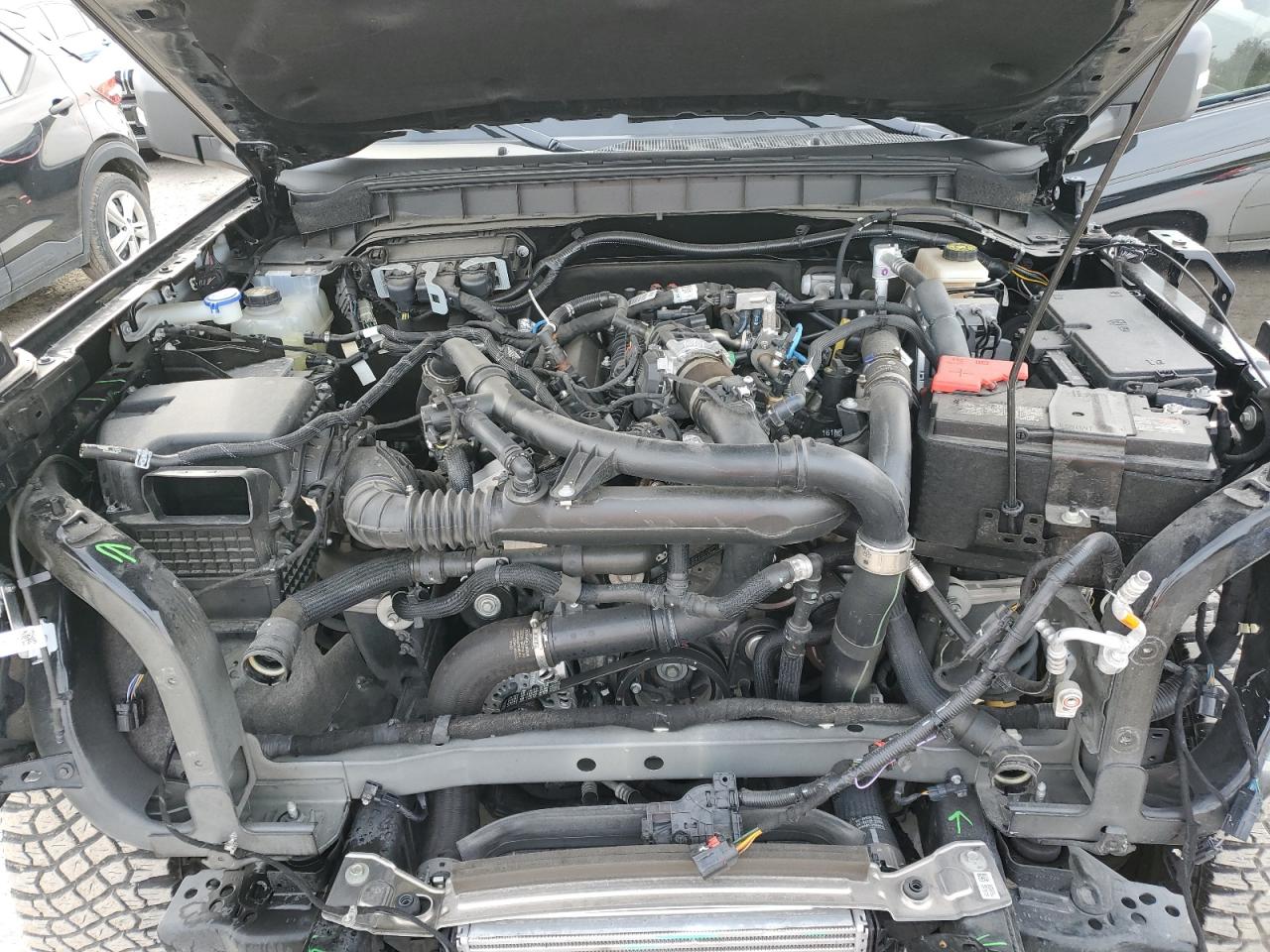 2022 Ford Bronco VIN 1FMEE5DP7NLB59336 Copart auction photo, front end / minor dent/scratches damage thumbnail 12