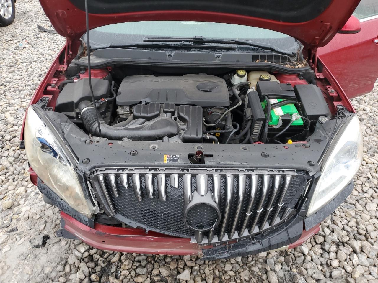 2014 Buick Verano VIN 1G4PP5SK5E4112391 Copart auction photo, front end damage thumbnail 7