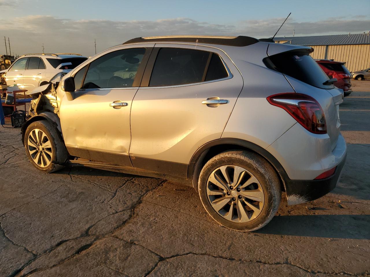 2019 Buick Encore VIN KL4CJASB9KB709932 Copart auction photo, front end / minor dent/scratches damage thumbnail 2